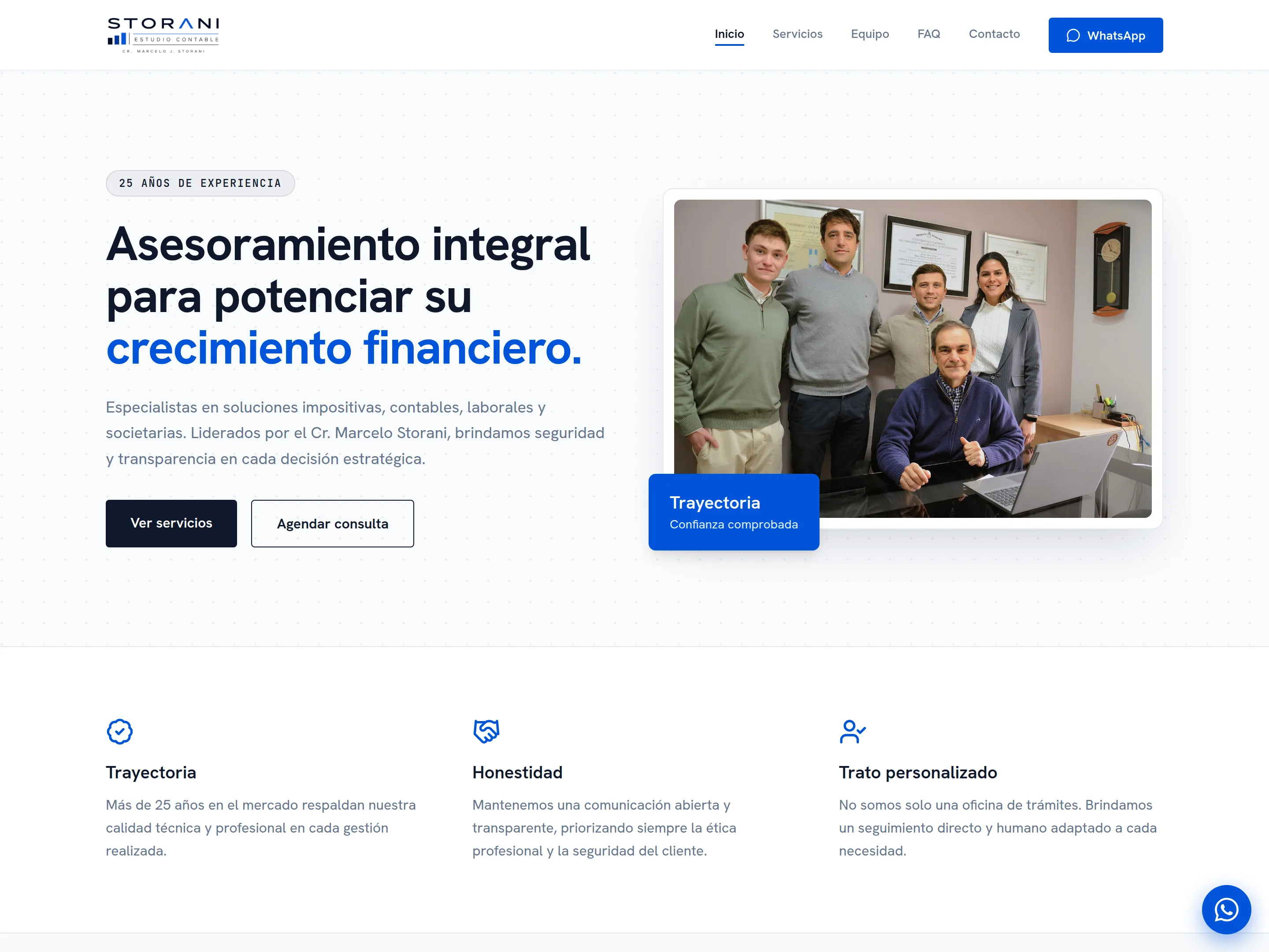 Sitio de Estudio Storani